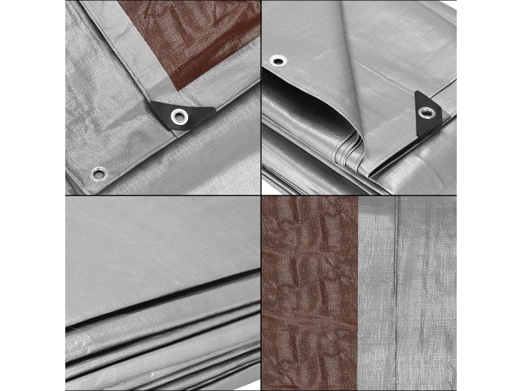 Nepremokavá krycia plachta 4 × 4 m s okami S-GA2145 - detail 2